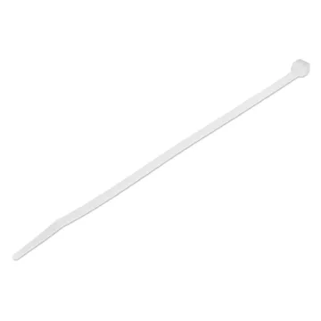 POWERTECH δεματικά καλωδίων TIES-059, 400x4.8mm, λευκά, 100τμχ