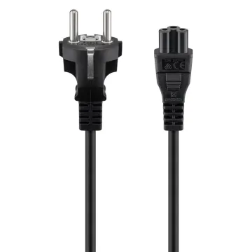 GOOBAY καλώδιο τροφοδοσίας 93586, 0.75mm², 1.8m, μαύρο