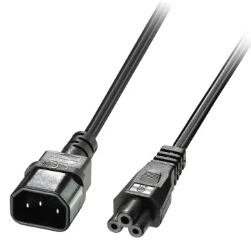 POWERTECH καλώδιο τροφοδοσίας CAB-P034, 0.75mm², copper, 1m, μαύρο