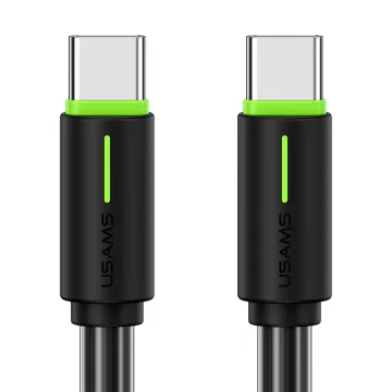 USAMS καλώδιο USB-C US-SJ734, 60W, 480Mbps, 1m, μαύρο