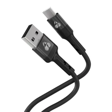 POWERTECH καλώδιο USB-C σε USB PTR-0161, σιλικόνης, 60W, 480Mbps, 1m, μαύρο