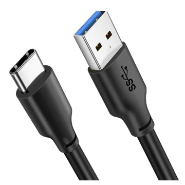 CABLETIME καλώδιο USB-C σε USB CMAMN, 3A, 5Gbps, 3m, μαύρο