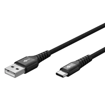 GOOBAY καλώδιο USB-C 73955, 60W, 480Mbps, 3m, μαύρο