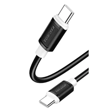 KAKUSIGA καλώδιο USB-C σε USB KSC-998, σιλικόνης, 5A, 480Mbps, 1m, μαύρο