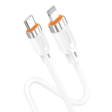KAKUSIGA καλώδιο USB-C σε USB KSC-995, σιλικόνης, 5A, 480Mbps, 1m, λευκό