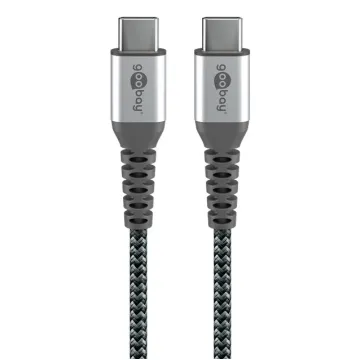 GOOBAY καλώδιο USB-C 49301, 60W, 480Mbps, 0.50m, μαύρο