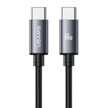 USAMS καλώδιο USB-C σε USB SJ767, 3A, 480Mbps, 1m, μαύρο