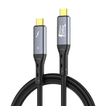 LDNIO καλώδιο USB-C TC-11c, 240W, 40Gbps, 8K/60Hz, 1m, μαύρο