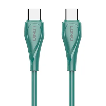LDNIO καλώδιο USB-C σε USB-C LC601C, 100W PD, 1m, γκρι