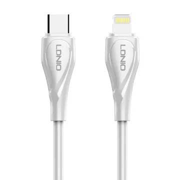 LDNIO καλώδιο USB-C σε USB-C LC602C, 100W PD, 2m, γκρι