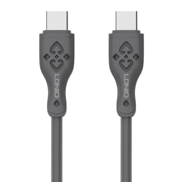 LDNIO καλώδιο Lightning σε USB-C LC651I, 30W, 1m, χρυσό