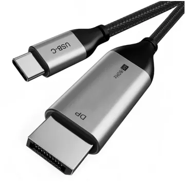 CABLETIME καλώδιο USB-C σε DisplayPort CT-CMDP2, 4K/30Hz, 1.2m, μαύρο