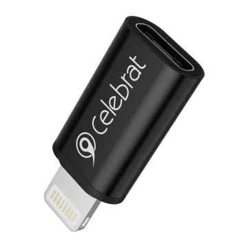 CELEBRAT αντάπτορας USB 3.0 σε USB-C CA-01, 3A, 5Gbps, μαύρος