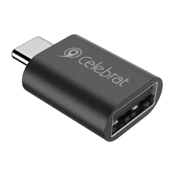CELEBRAT αντάπτορας Lightning σε USB-C CA-03, 2A, 480Mbps, μαύρος