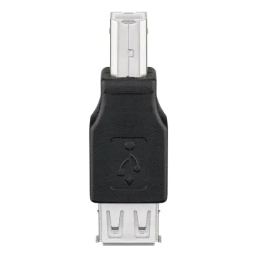 GOOBAY αντάπτορας USB σε USB Type B 50291, θηλυκό σε αρσενικό, μαύρος