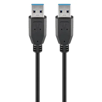 GOOBAY καλώδιο USB 2.0 Type A 93594, copper, 3m, μαύρο