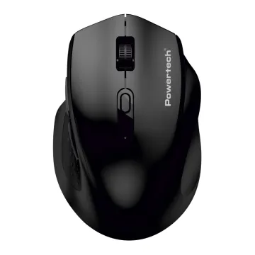 POWERTECH ασύρματο ποντίκι PT-1578, 2.4GHz & Bluetooth, έως 4000DPI, μαύρο