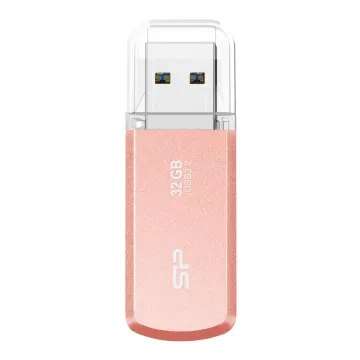 SILICON POWER USB Flash Drive Helios 202, 32GB, USB 3.2, ροζ χρυσό