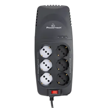 POWERTECH σταθεροποιητής ρεύματος PT-1496, 2000VA/1000W, 6x schuko