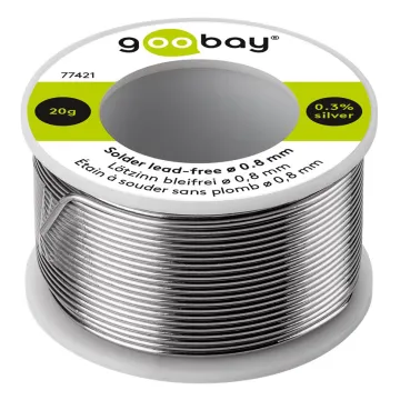 GOOBAY σύρμα συγκόλλησης 77421, Φ0.8mm, lead free, 20g