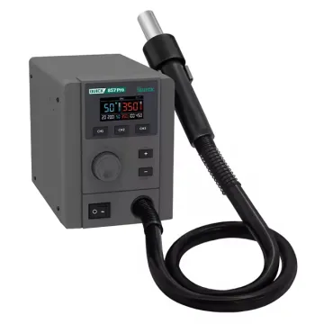 QUICK σταθμός θερμού αέρα QUICK857 Pro με air gun, 580W, 100-500 °C