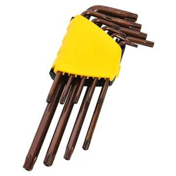 DELI σετ κλειδιά Torx DL230707G σε σχήμα L, T10-T50, 9τμχ