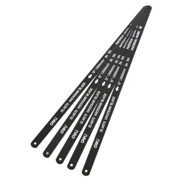DELI σετ λάμες πριονιού σιδήρου/ξύλου DL353001, 150mm, 24 TPI, 10τμχ