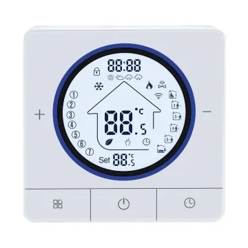 Smart θερμοστάτης αερίου BHT-800WM-GCLW, WiFi, επιτοίχιος, λευκός