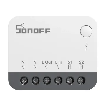 SONOFF smart διακόπτης ZBMINIR2, 1 κανάλι, ZigBee 3.0, 10A, λευκός