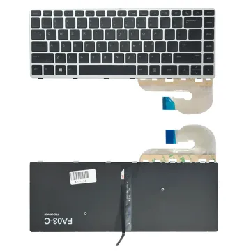 Πληκτρολόγιο για HP EliteBook 840 G5 KEY-114 με backlight, ασημί