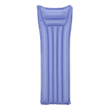 BESTWAY φουσκωτό στρώμα θαλάσσης 44007 με μαξιλάρι, 183x69cm, μωβ