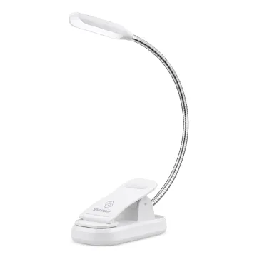 GLOCUSENT LED φακός διαβάσματος GLCSNTBL105W, επαναφορτιζόμενος, έως 45lm, λευκός