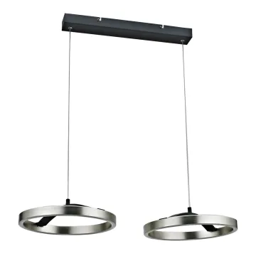 POWERTECH LED φωτιστικό οροφής HLL-0203, 42W, 4000K, 70x30x120cm, ασημί/μαύρο