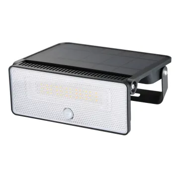 POWERTECH LED ηλιακό φωτιστικό PT-1518 με αισθητήρα κίνησης, 12W, 3600mAh, μαύρο