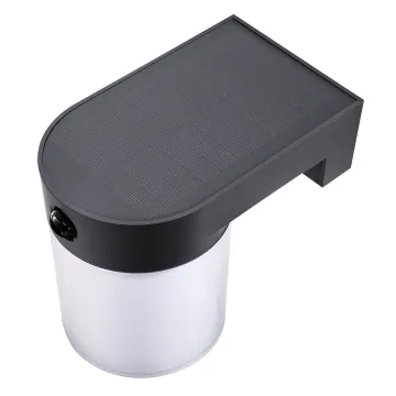 POWERTECH LED ηλιακό φωτιστικό PT-1520 με αισθητήρα κίνησης, 4W, 2000mAh, μαύρο