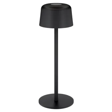 GOOBAY επιτραπέζιο φωτιστικό 77675, 3000K, dimmable, επαναφορτιζόμενο, μαύρο