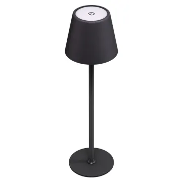 GOOBAY επιτραπέζιο φωτιστικό 77673, 3000K, dimmable, επαναφορτιζόμενο, μαύρο