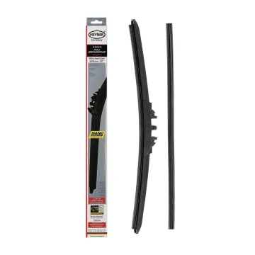 HEYNER βούρτσα με πανί μικροϊνών 407630, πτυσσόμενη έως 50cm, μαύρη/κόκκινη
