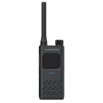 ALERVITES ασύρματος πομποδέκτης AT2, 2W, UHF 400-480MHz, Bluetooth, γκρι