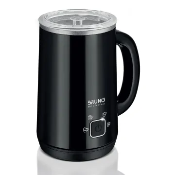 BRUNO συσκευή 4 σε 1 για ζεστό-κρύο αφρόγαλα BRN-0204, 280ml, 500W, ILAG επίστρωση, OTTER controler, μαύρη