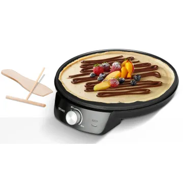 BRUNO γκριλιέρα BRN-0251, 2000W, με ρυθμιζόμενο θερμοστάτη, inox-μαύρη