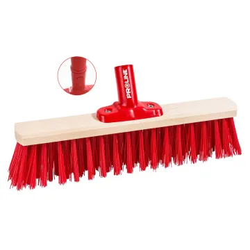 PROLINE ξύλινη σκούπα 14300 με συνθετική τρίχα 8cm, click system, 30cm