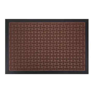 HOME USE πατάκι εισόδου HUH-0211, αντιολισθητικό, 60x40cm, 5mm πάχος, καφέ