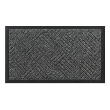 HOME USE πατάκι εισόδου HUH-0212, αντιολισθητικό, 60x40cm, 5mm πάχος, γκρι