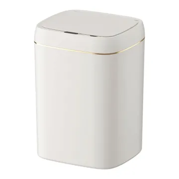 HOME USE κάδος απορριμμάτων HUH-0188 με φωτοκύτταρο, 13lt, λευκός