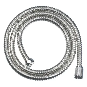 BRUNO σπιράλ ντους P2565-SPIRAL, ανοξείδωτο ατσάλι, 1.5m, ασημί