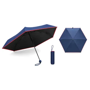 BRUNO mini ομπρέλα βροχής BRN-0321, σπαστή, Φ88cm, UV προστασία, με θήκη, μπλε