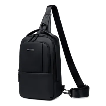 GOLDEN WOLF τσάντα Crossbody GXB00725, 4L, μαύρη