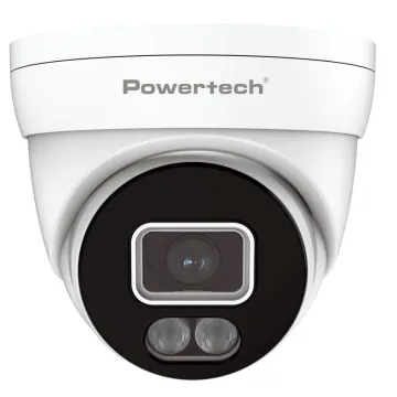 POWERTECH υβριδική κάμερα CCTV PT-1584 με μικρόφωνο & Full Color λειτουργία, 5MP, 2.8mm, IP67