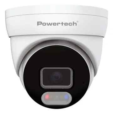 POWERTECH IP κάμερα PT-1593 με μικρόφωνο & Full Color λειτουργία, 8MP, 2.8mm, PoE, IP67